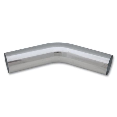Vibrant Performance 2.5IN O.D. ALUMINUM 45 DEGREE BEND - POLISHED 2177